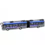 LEAN TOYS RC policijas locītavas autobuss ar tālvadību un gaismām, pelēks 1:32