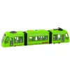 LEAN TOYS City Metro Tramvajs ar atveramām durvīm, gaismām un skaņām, zaļš 1:16