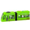 LEAN TOYS City Metro Tramvajs ar atveramām durvīm, gaismām un skaņām, zaļš 1:16