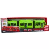 LEAN TOYS City Metro Tramvajs ar atveramām durvīm, gaismām un skaņām, zaļš 1:16