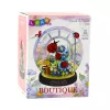 LEAN TOYS Konstrukcijas bloki Ziedu kompozīcija ar mārītēm kupolā 596 gab.