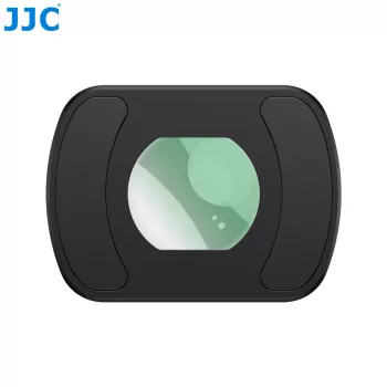 JJC 0.72x platleņķa objektīvs DJI Osmo Pocket 3 / 4, magnētiskais stiprinājums, daudzkārtu pārklājuma optiskais stikls, melns