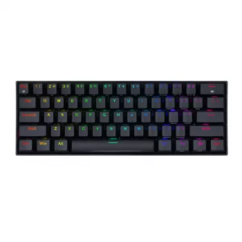 REDRAGON DRACONIC PRO mehāniskā 61 taustiņu RGB Bluetooth 5.0 spēļu tastatūra - melna