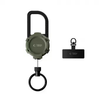 TECH-PROTECT ATH03 Urbanloop Pretzādzības turētājs Apple AirTag Military Green