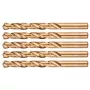 NEO TOOLS HSS-Co kobalta urbjmašīnas metālam, 12,0 mm, 5 gab. komplekts (DIN 338, 135° šķeltā virsotne)