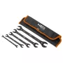 NEO TOOLS Super plānas abpusējas plakanās uzgriežņu atslēgas, 4-in-1, 6-27 mm (20 izmēri), 5 gab. komplekts
