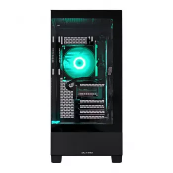 ACN Actina View 7500F spēļu dators - AMD Ryzen 5 7500F, 16GB DDR5, 500GB NVMe SSD, Radeon RX 7600 XT 16GB, 650W PSU, bez OS