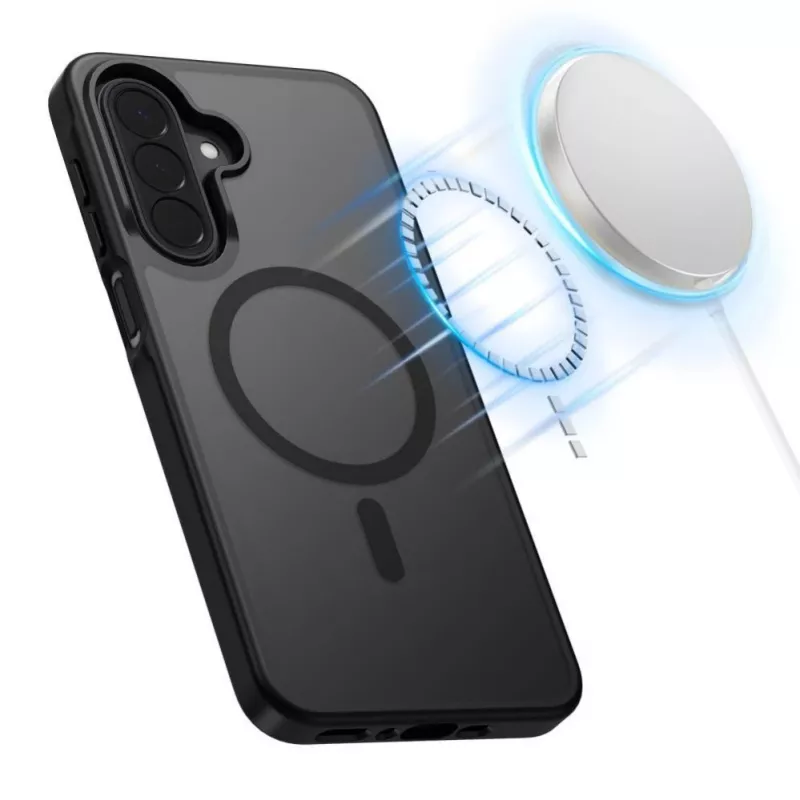 Tech-Protect Magmat MagSafe maciņš Samsung Galaxy A36 / A37 / A56 / A27 5G - matti melns