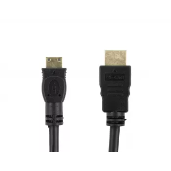 Accura HDMI uz Mini HDMI kabelis 1,8 m 4K High Speed ar Ethernet, melns