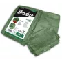 Bradas PL906/10 Izturīga zila polietilēna brezenta 12 x 10 m, 60 g/m², ūdensnecaurlaidīga, UV izturīga, pastiprinātas malas ar alumīnija cilpām