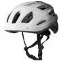 Vayox Active velosipēda ķivere ar LED gaismu, balta-melna, M izmērs (54-58 cm)