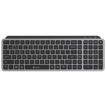 TRACER STONE RF 2.4G+BT bezvadu tastatūra, QWERTY US International, melna
