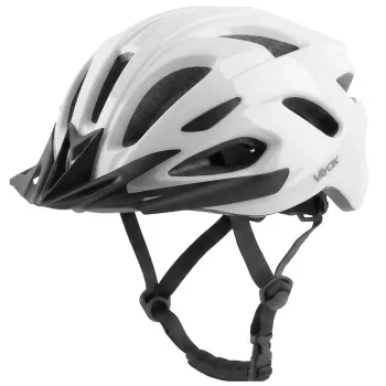 Vayox Speed Spīdīgi balta LED veloķivere, izmērs M