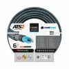 CELLFAST HOBBY ATS 1 Dārza šļūtene 10 m – 1/2 collu 3-slāņu pretvērpšanās PVC, pārrāvuma spiediens 20 bar, UV un aļģu izturīga, zaļa/dzeltena