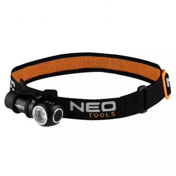 NEO TOOLS uzlādējama galvas lampa 600lm USB magnētiskā uzlāde CREE XPG3 LED