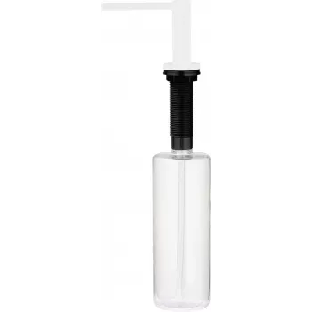 DEANTE trauku mazgāšanas līdzekļa dozators ar sūkļa turētāju, 350 ml, melns