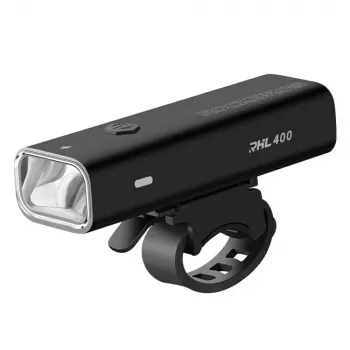 ROCKBROS RHL400 priekšējais velosipēda lukturis 400 lm USB-C melns