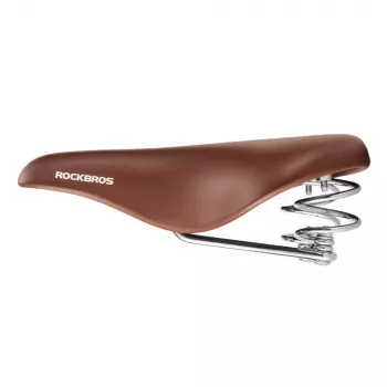 ROCKBROS 6800S Retro Comfort velosipēda sēdeklis - Brūns