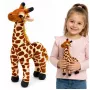 LEAN TOYS Plīša žirafe Mīksta mīļā rotaļlieta 30 cm