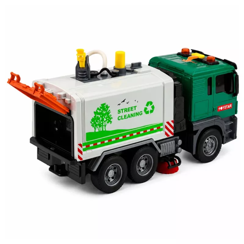 LEAN TOYS Ielu slaucītāja kravas automašīna ar ūdens funkciju, gaismām un skaņām 1:14