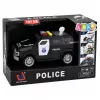 LEAN TOYS Policijas auto Speciālais transportlīdzeklis 1:32 mērogs Melns ar gaismām un skaņām