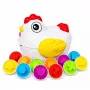 LEAN TOYS Izglītojoša vista ar 12 olām – formu un krāsu šķirotājs