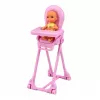 LEAN TOYS Anlily Mamma un dvīņu mazuļu leļļu komplekts ar aksesuāriem