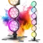 LIGHT4ME LUMEN HEXO Retro LED efekta gaisma 90W RGBWA+UV 6-in-1 DMX