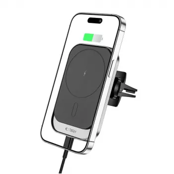 Tech-Protect CW19 MagSafe auto telefona turētājs ar bezvadu uzlādi