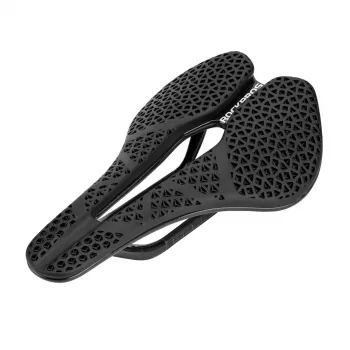 Rockbros LF0214 Anatomisks 3D ūdensnecaurlaidīgs velosipēda segli - Melns