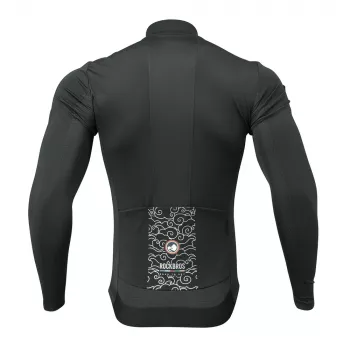 ROCKBROS ROAD TO SKY Vēja necaurlaidīga termojaka velosipēdistiem Melna L