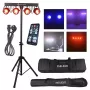 LIGHT4ME LED BAR COB PAR 4x30W RGB LED PAR Can ar statīvu un pārsegu