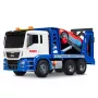 LEAN TOYS Lora autoevakuators ar automašīnu, braukšanu, gaismām un skaņām, zils