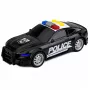 LEAN TOYS Policijas automašīna ar gaismām un skaņām, melna, mērogs 1:32