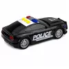LEAN TOYS Policijas automašīna ar gaismām un skaņām, melna, mērogs 1:32
