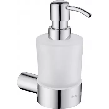 DEANTE ADR_0421 sienas montāžas manuālais ziepju dozators Tork S1 šķidro ziepju sistēmai, 1000 ml, balts ABS plastmasa