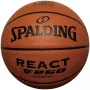 Spalding React TF-250 FIBA apstiprināta basketbola bumba, 7. izmērs, kompozītmateriāla āda, iekštelpām/ārā