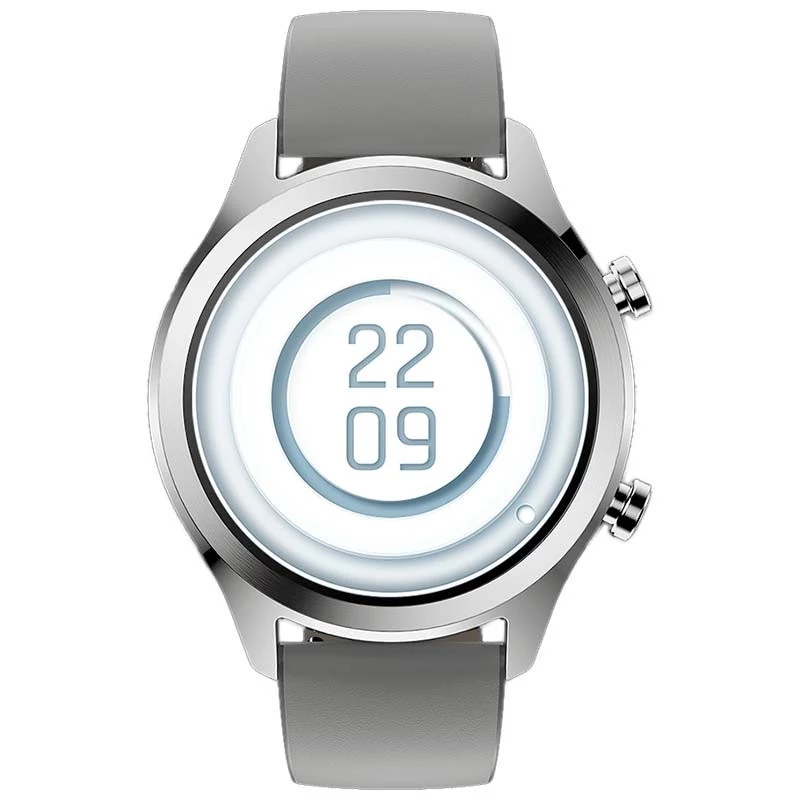 TicWatch C2 Plus viedpulkstenis Platinum NFC GPS AMOLED 1,3 collu ūdensizturīgs 24/7 aktivitātes izsekošana