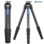 Leofoto LS-285CEX Carbon Fiber Ranger Series Tripod ar integrētu nivelēšanas pamatni