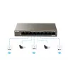 Tenda TEF1109P-8-102W 9 portu galda PoE slēdzis ar 8 PoE+ portiem, 102W budžetu, 10/100 Mbps