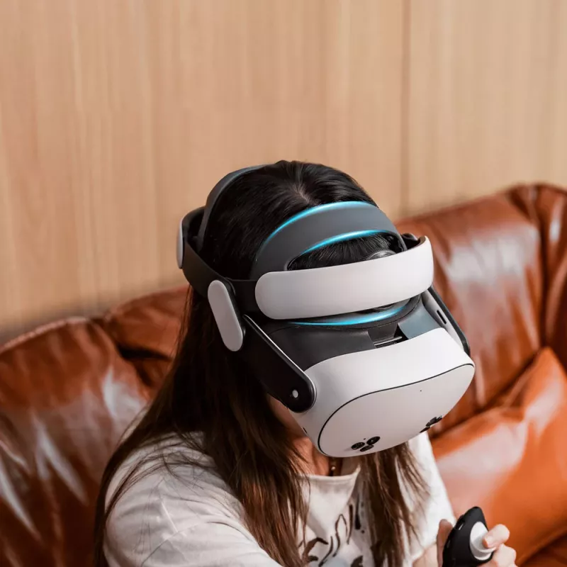 BOBOVR M3 galvas siksna Meta Quest 3 / 3S - balta