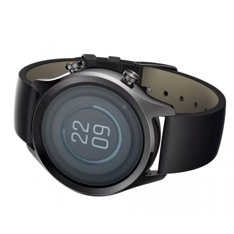 TicWatch C2+ viedpulkstenis NFC GPS AMOLED 1,3 collu ūdensizturīgs Bluetooth Wi-Fi melns
