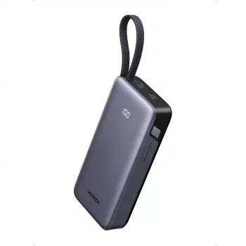 UGREEN PB537 20000 mAh 55W ārējais akumulators pelēks