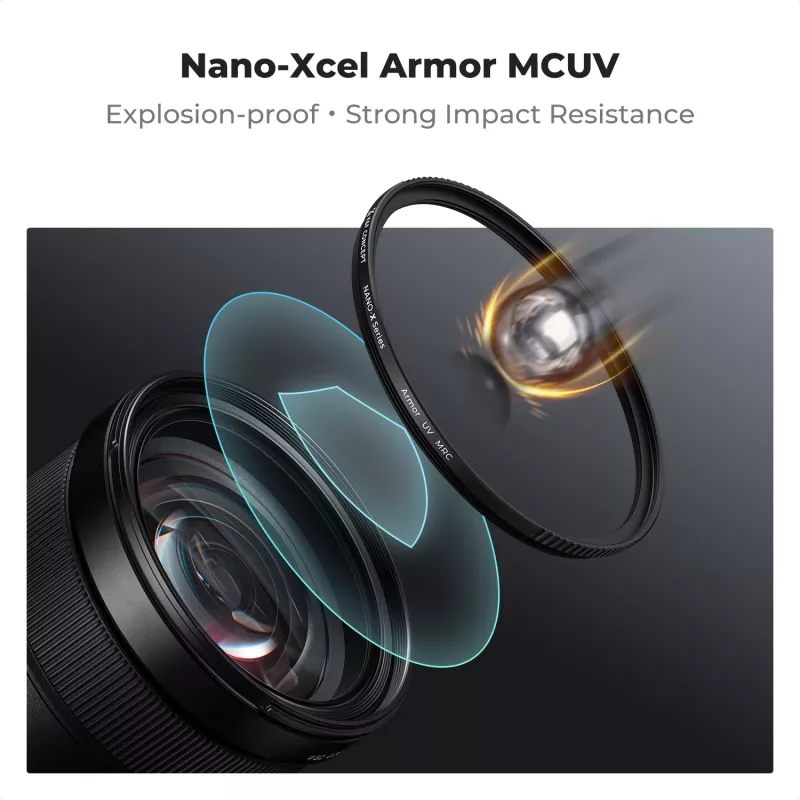KF Nano-X MRC UV filtrs 72mm – 28 slāņu pārklājums, īpaši plāna aizsardzība
