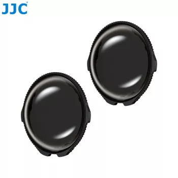 JJC TLP-X5ND16 2-Pack ND16 neitrālā blīvuma filtri Insta360 X5 – rūdīts stikls, daudzkārtēji pārklāti, 4 stopu gaismas samazinājums
