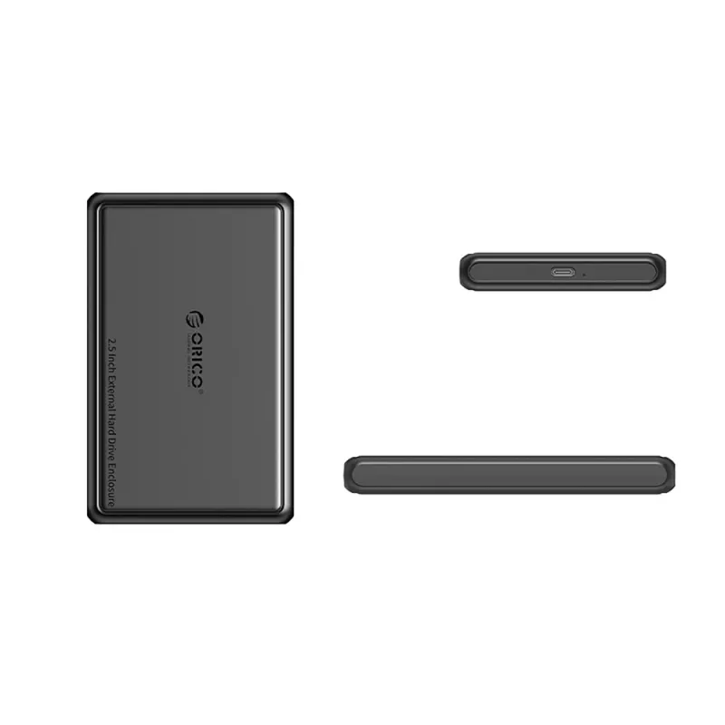 ORICO DDL25-C3 2,5 collu HDD/SSD ārējais korpuss USB-C 5Gbps melns