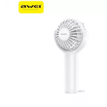 AWEI F42 rokas ventilators, balts
