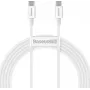 Baseus Superior Series USB-C uz USB-C kabelis 100W 2m Balts