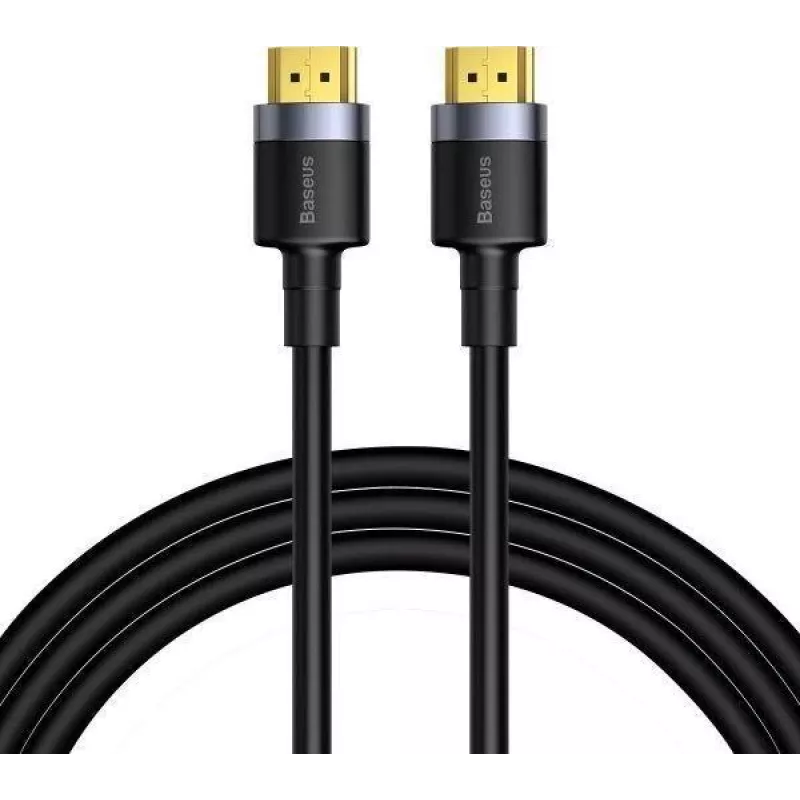 Baseus Cafule HDMI 2.0 kabelis 4K 3D 3m Melns-Pelēks