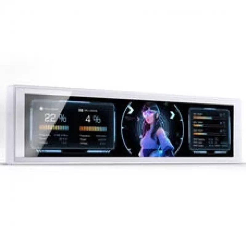 Jonsbo DS916 White 9,16 collu IPS displejs ar korpusa stiprinājumu